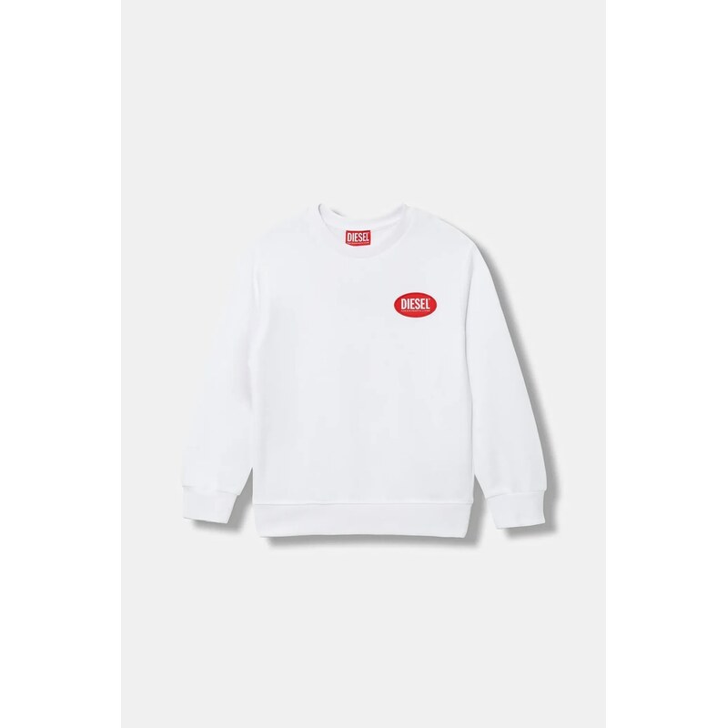 Detská bavlnená mikina Diesel SPATCH OVER SWEAT-SHIRT 64539478