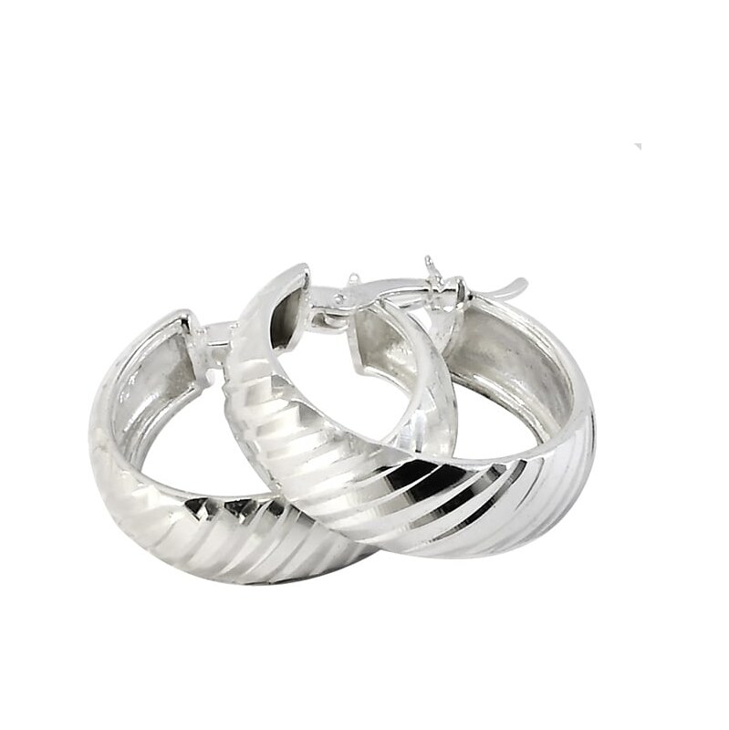 Strieborné náušnice Glare 862 64539902