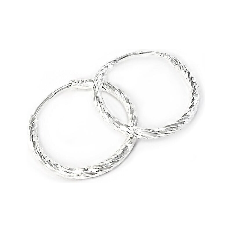 Strieborné náušnice Glare 866 64539906