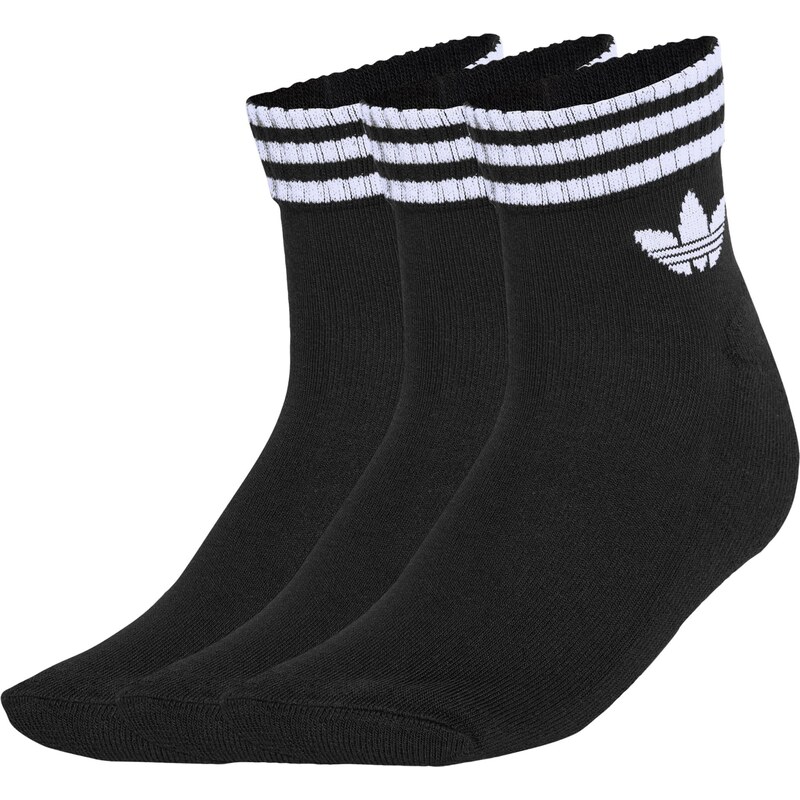 ADIDAS ORIGINALS Ponožky 3-Stripes Ankle 3 Pairs čierna / biela 64216526
