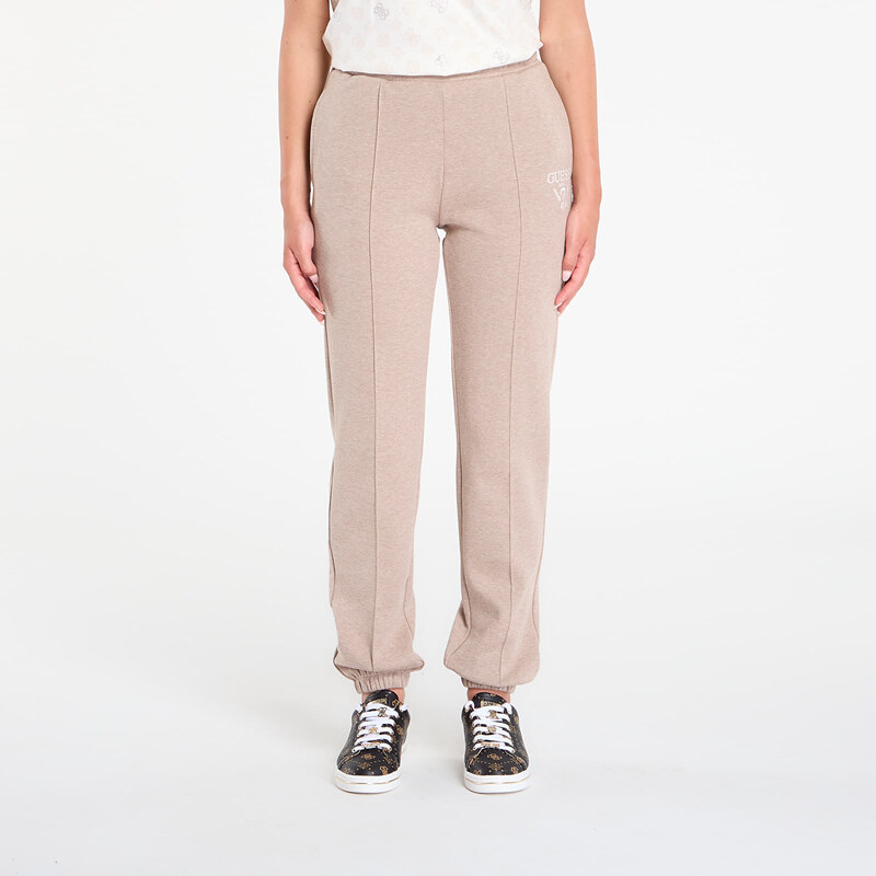 Kalhoty GUESS Roberta Cuff Long Pants Beige XS 64290214