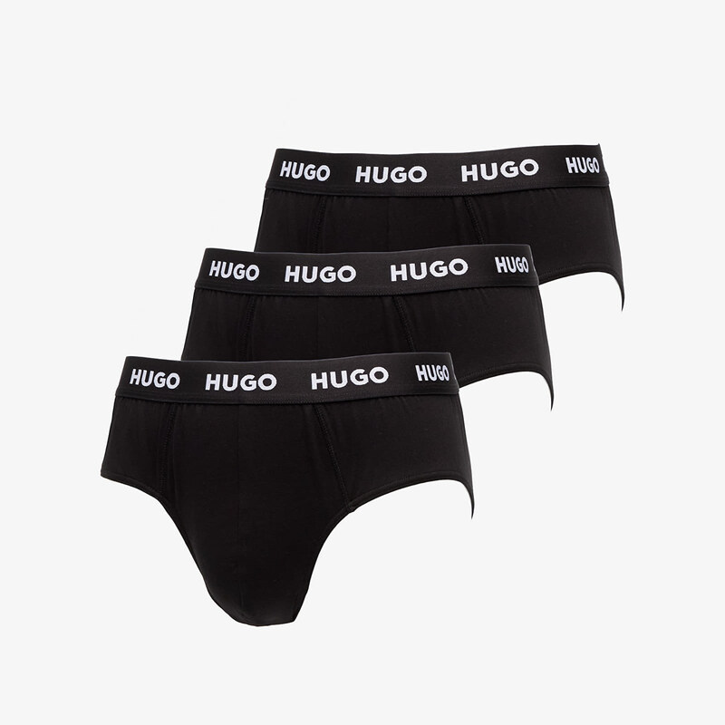 Slipy Hugo Boss Men-B-Hipbrief 3-Pack Black M 64540286