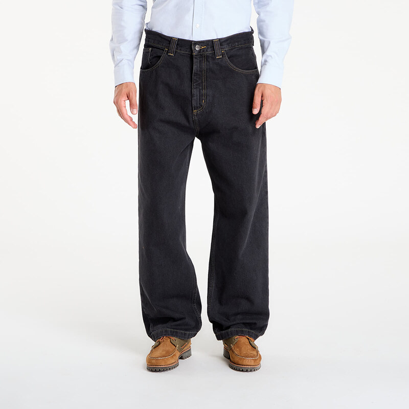 Džínsy Carhartt WIP Brandon Pant Black Stone Washed XXL 64540243