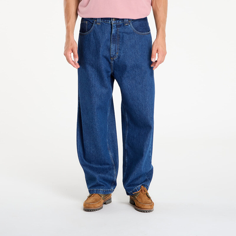 Džínsy Carhartt WIP Brandon Pant Blue Stone Washed XL 64540229
