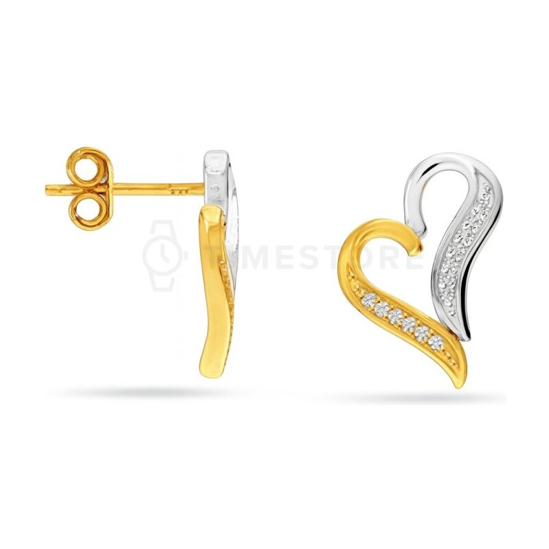 Puzetové náušnice, srdiečka TS-EA-0254 TS-EA-0254 64541834