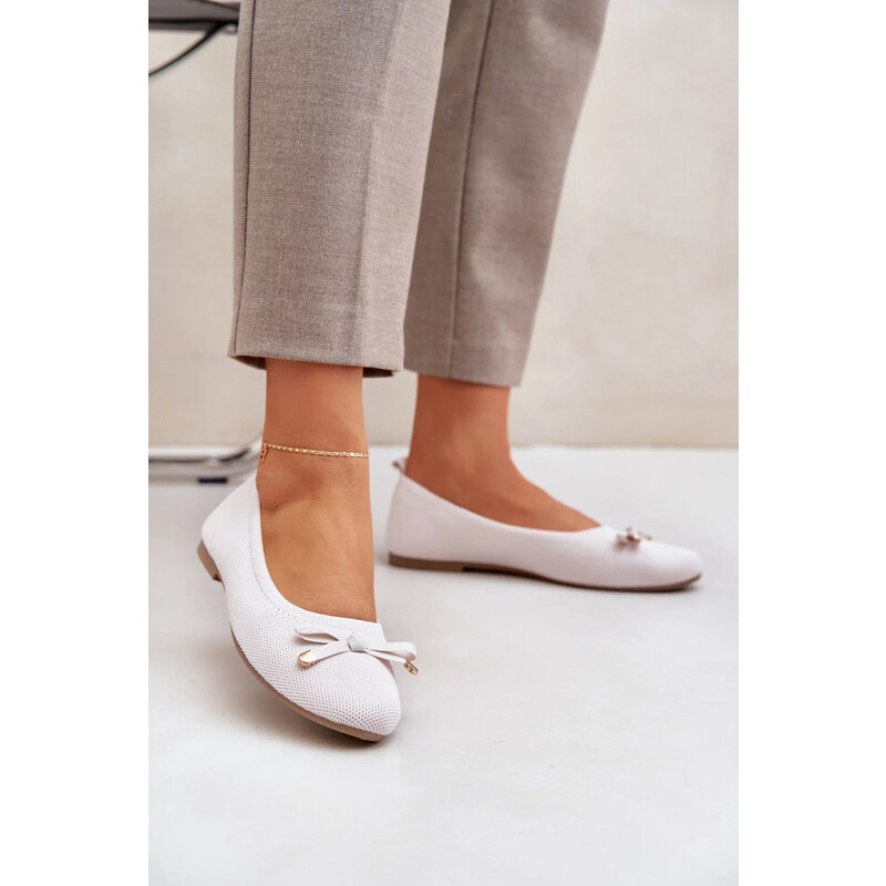 SWEET SHOES Balerínky CB130-8 béžové - Krok vo veľkom štýle 64541462