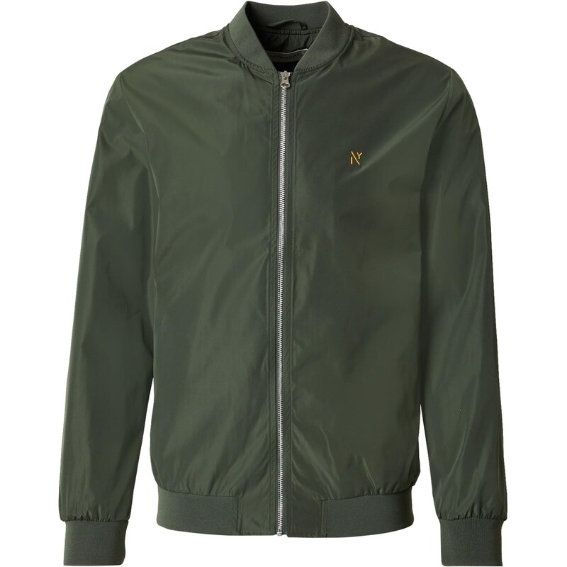 NOWADAYS Prechodná bunda kaki / svetlooranžová 64547516