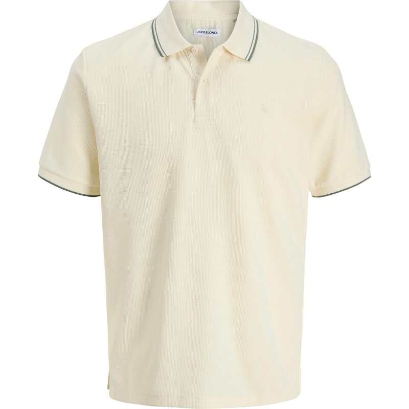 JACK & JONES Tričko JJEAustin jedľová / biela ako vlna 64547599
