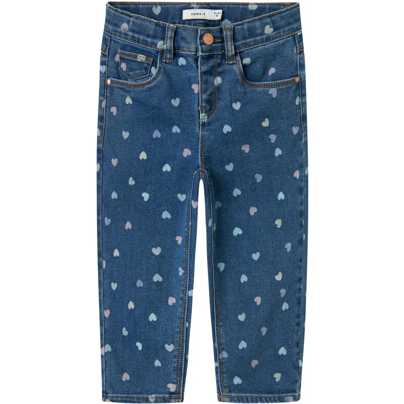 NAME IT Džínsy NMFBELLA modrá / svetlomodrá / orgovánová 64547720