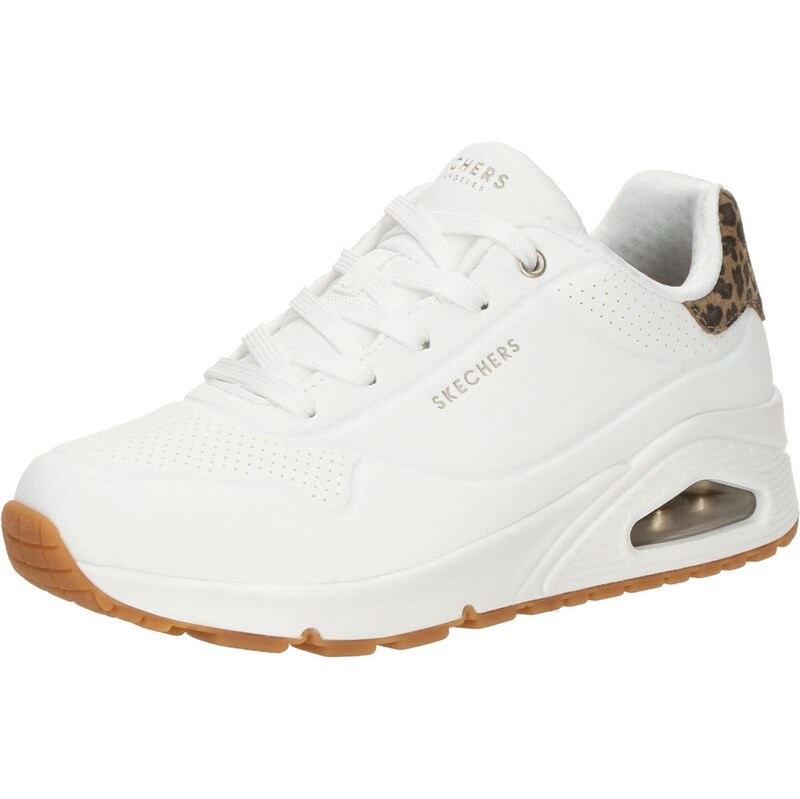 SKECHERS Nízke tenisky Uno hnedá / zlatá / čierna / biela 64547768