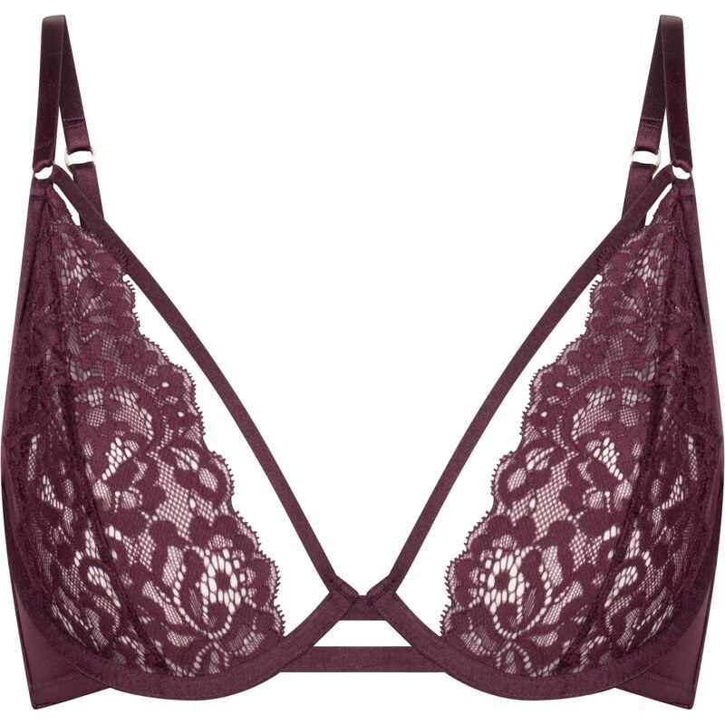 Hunkemöller Podprsenka bordová 64547821