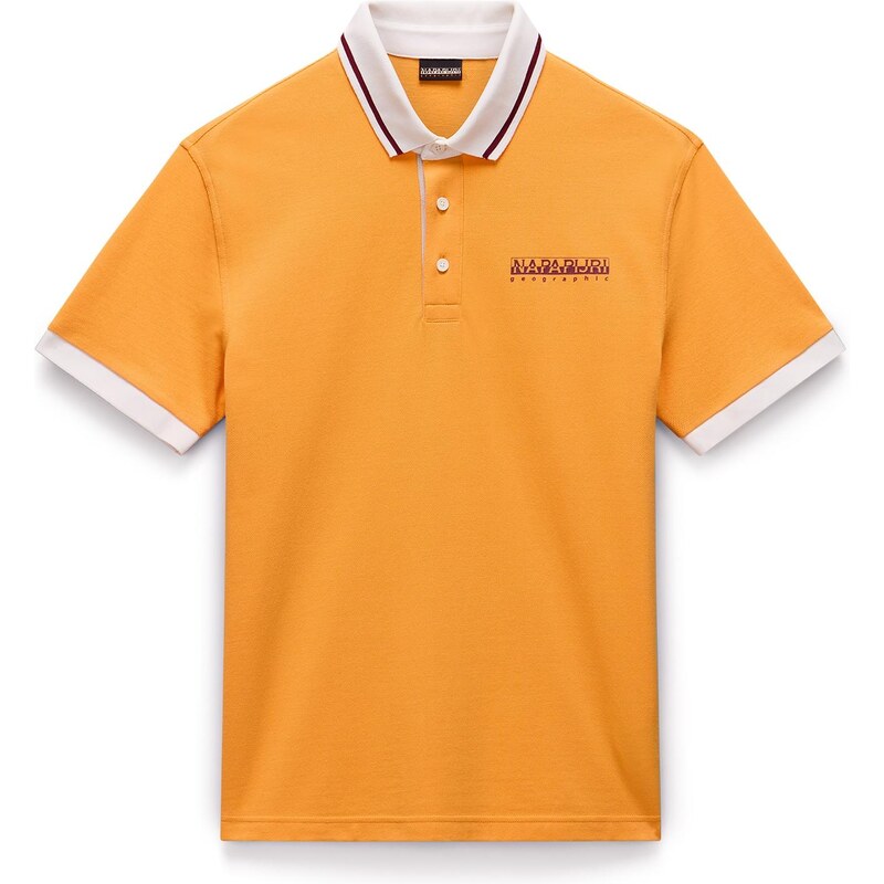 NAPAPIJRI Tričko E-Zeri svetlooranžová / karmínovo červená / biela 64563977