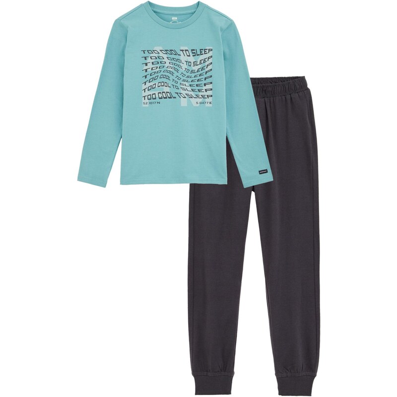 WE Fashion Pyžamo modrá / sivá 65175451