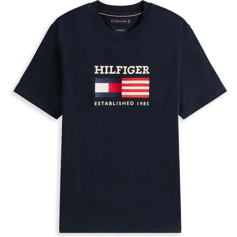 TOMMY HILFIGER Tričko Americana tmavomodrá / červená / biela 64547953