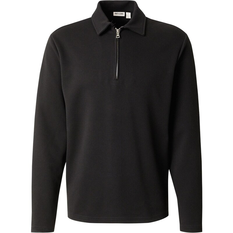 Only & Sons Mikina ONSNEWKODYL čierna 64547970