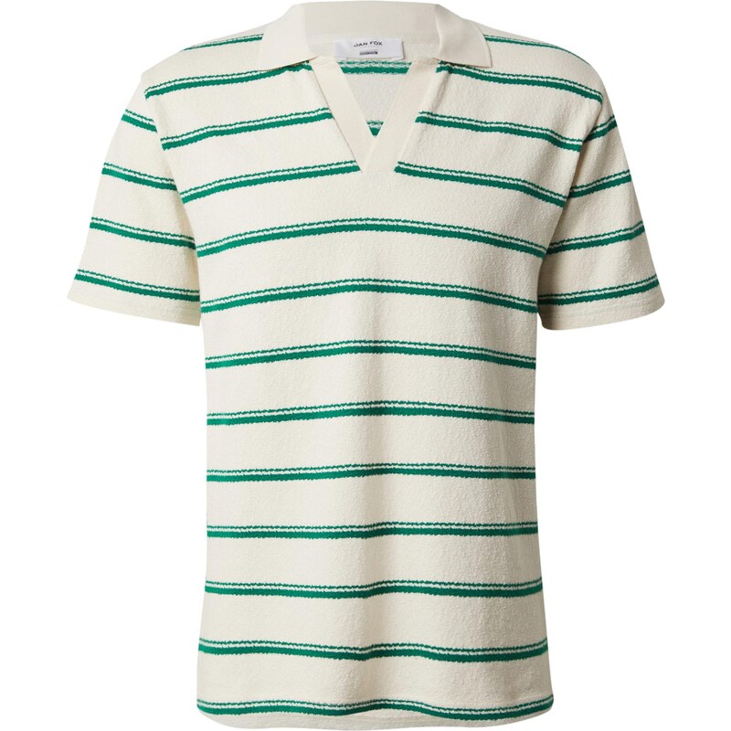 DAN FOX APPAREL Tričko Kevin zelená / biela ako vlna 64547928