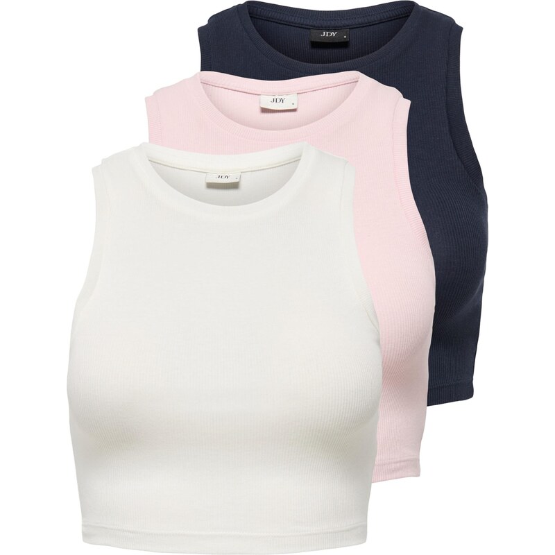 JDY Top JDYLUCKY námornícka modrá / ružová / biela 65861563
