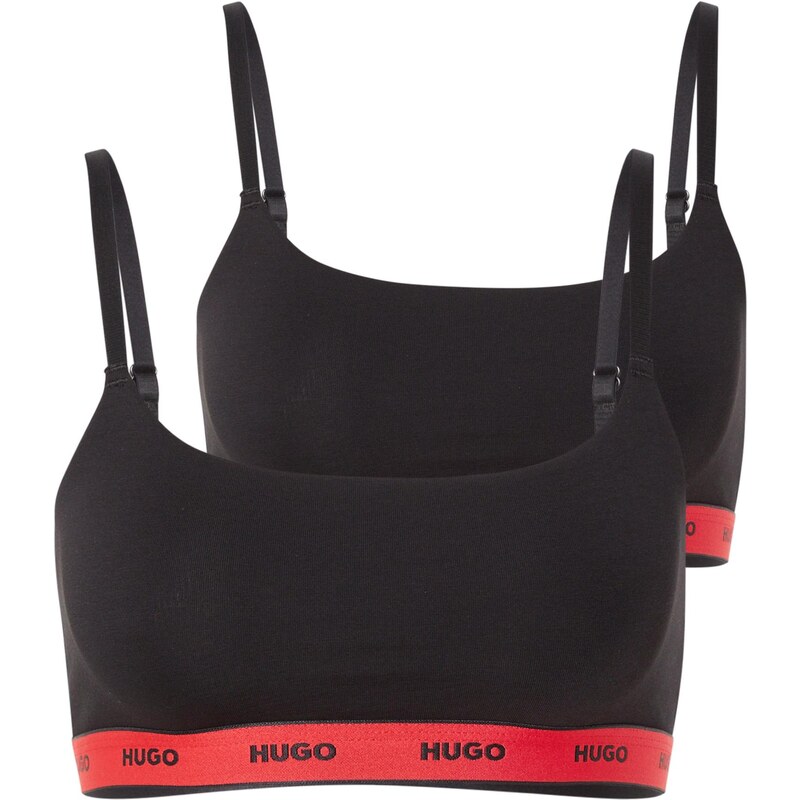 HUGO Podprsenka červená / čierna 64547988