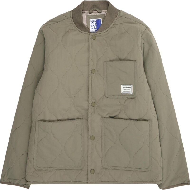 Jack & Jones Junior Prechodná bunda JJHERO olivová 64548011