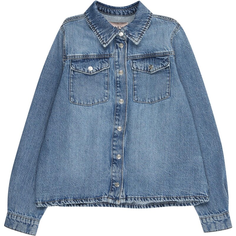 ONLY GIRLS Blúzka KOGELLA modrá denim 66056998