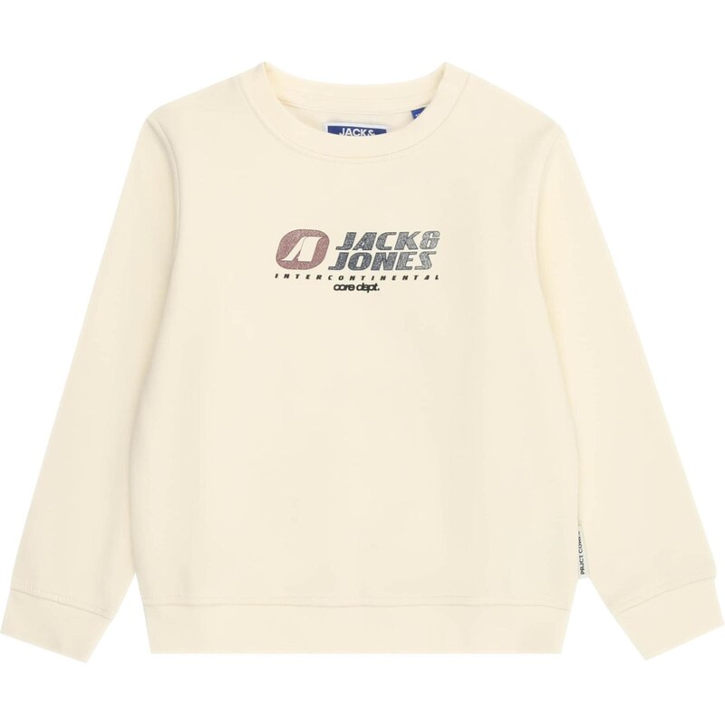 Jack & Jones Junior Mikina JCOTIER svetložltá / hrdzavo červená / 65921972
