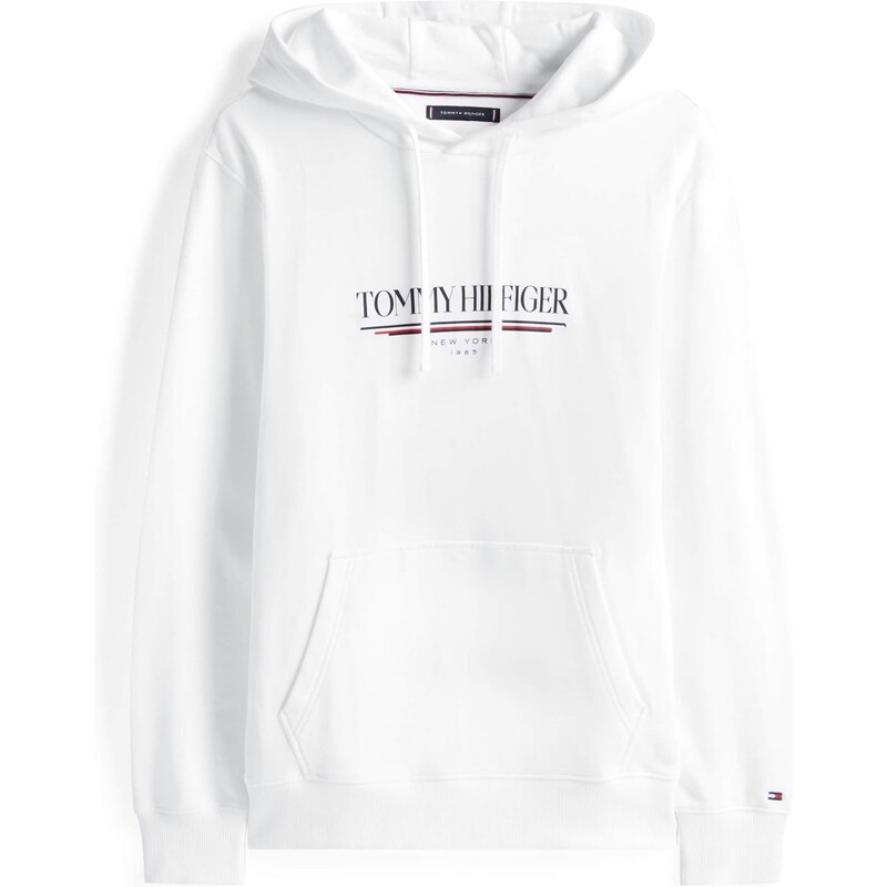 TOMMY HILFIGER Mikina BRAND LOVE červená / čierna / biela 64575761