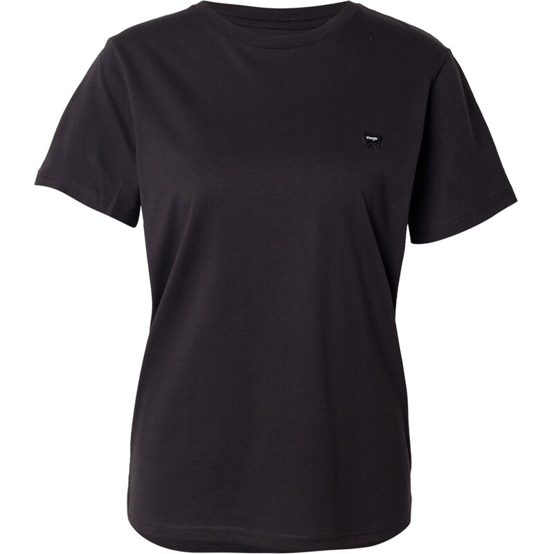 WRANGLER Tričko SIGN OFF čierna 64548124