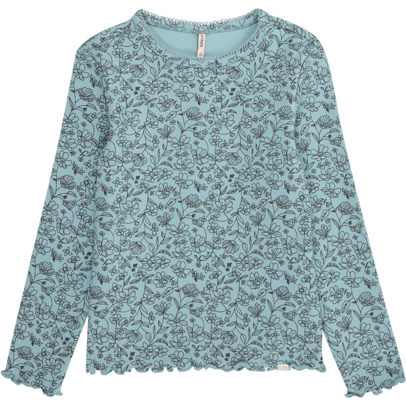 Only Mini Tričko KMGTRINNY modrozelená / čierna 65658090