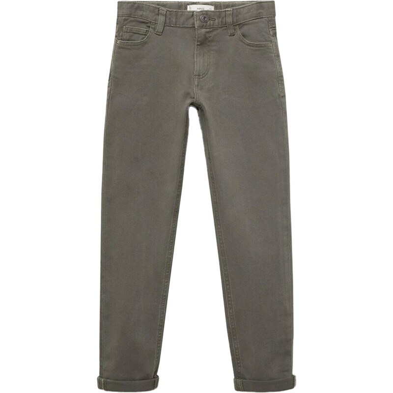 MANGO KIDS Nohavice PERU kaki 65283813