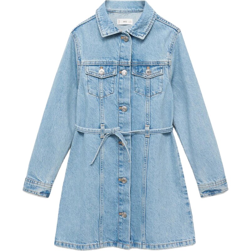 MANGO KIDS Šaty MARTA modrá denim 66008361