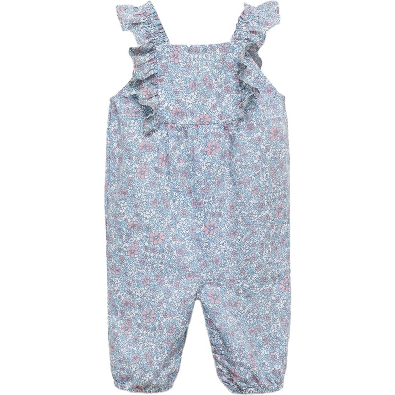 MANGO KIDS Overal MEDINA svetlomodrá / ružová / biela 66008362