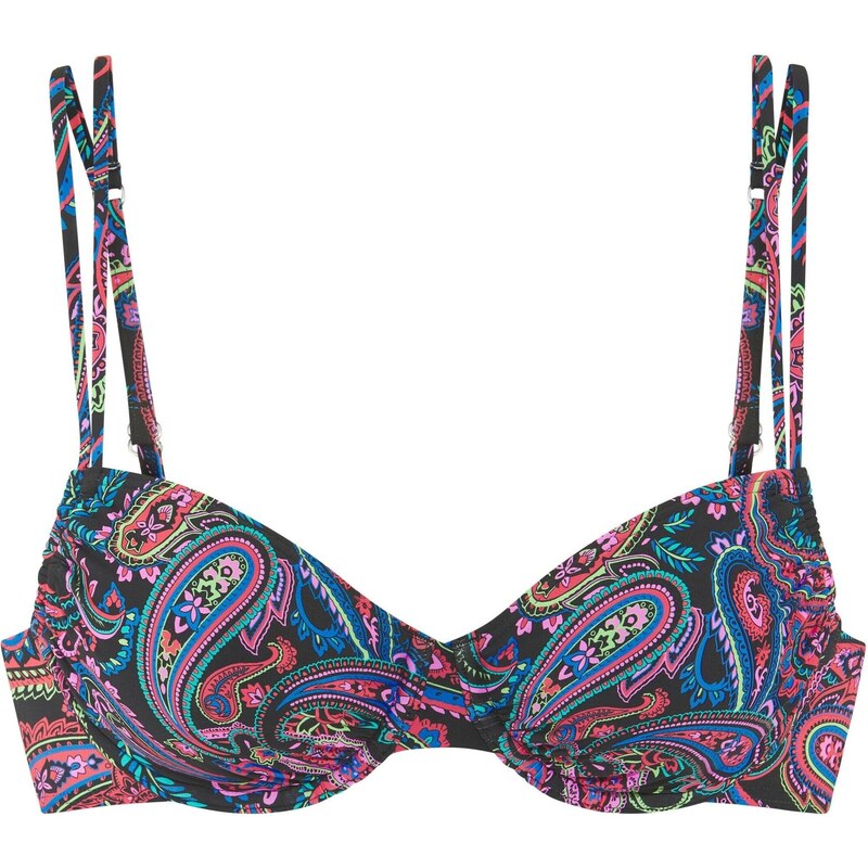 VENICE BEACH Bikinový top modrá / ružová / červená / čierna 64563675