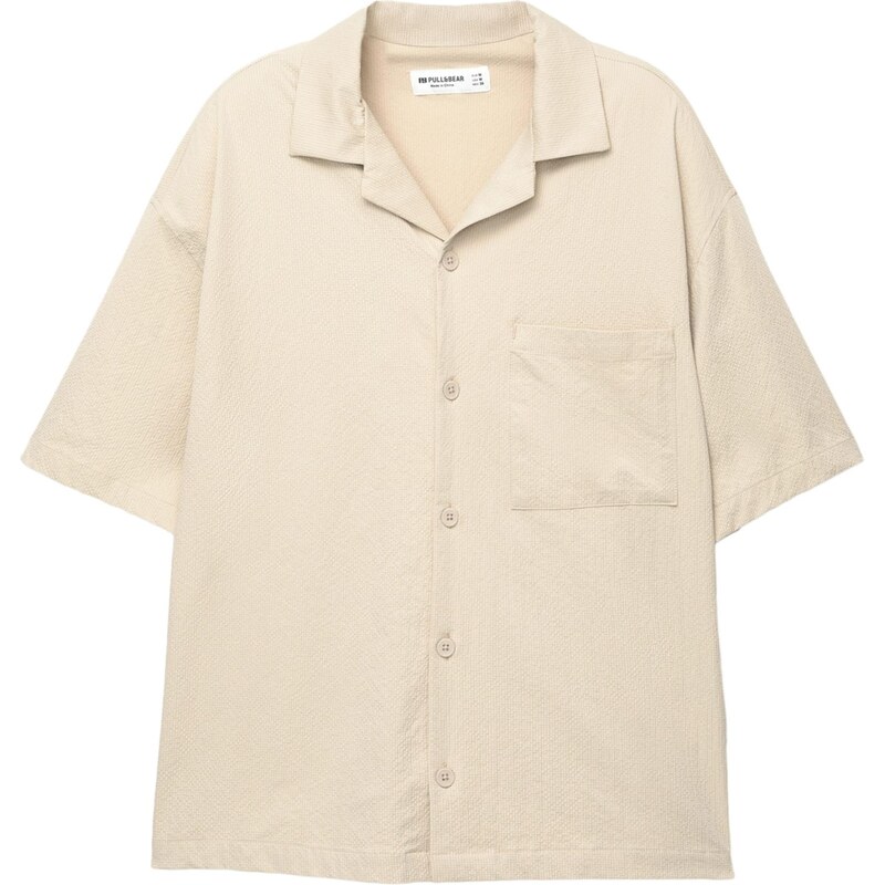 Pull&Bear Košeľa piesková 65884905