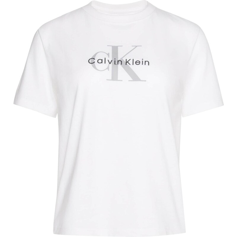 Calvin Klein Jeans Tričko sivá / biela 64559248