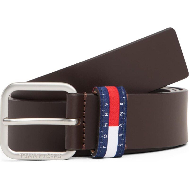 Tommy Jeans Opasky RYAN 3.5 námornícka modrá / hnedá / červená 64559342