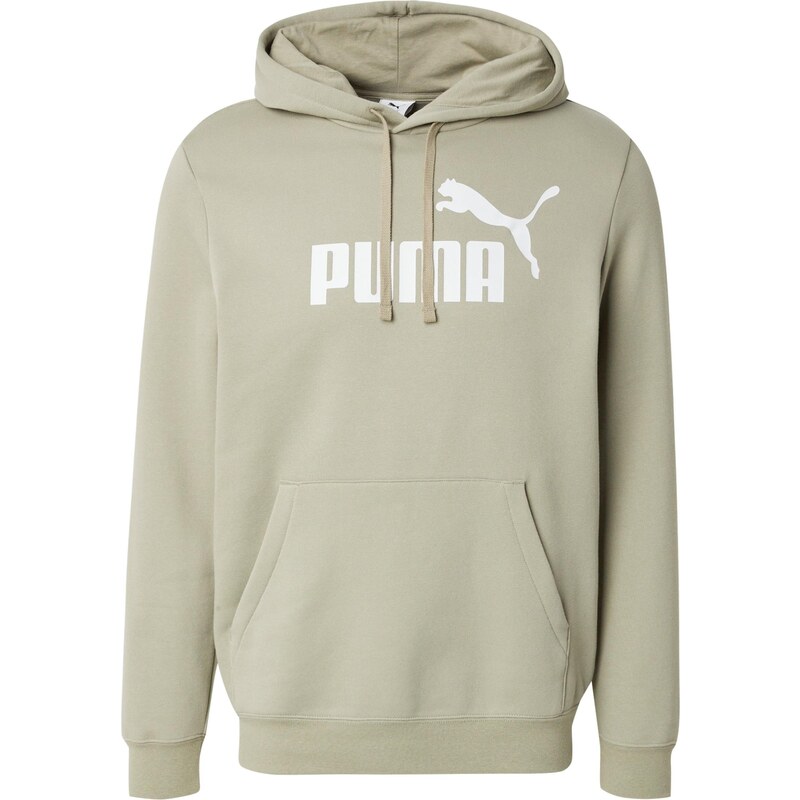 PUMA Športová mikina ESS No. 1 kaki / biela 65658109
