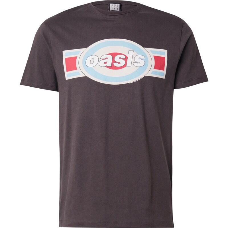 AMPLIFIED Tričko OASIS svetlomodrá / farby bahna / červená / biela 64565910