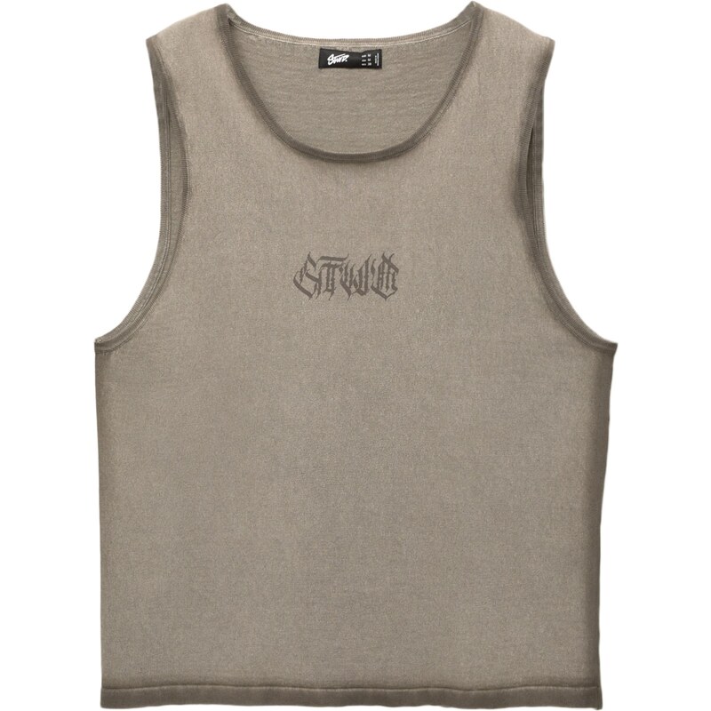 Pull&Bear Tričko STWD sivá / tmavosivá 65475036