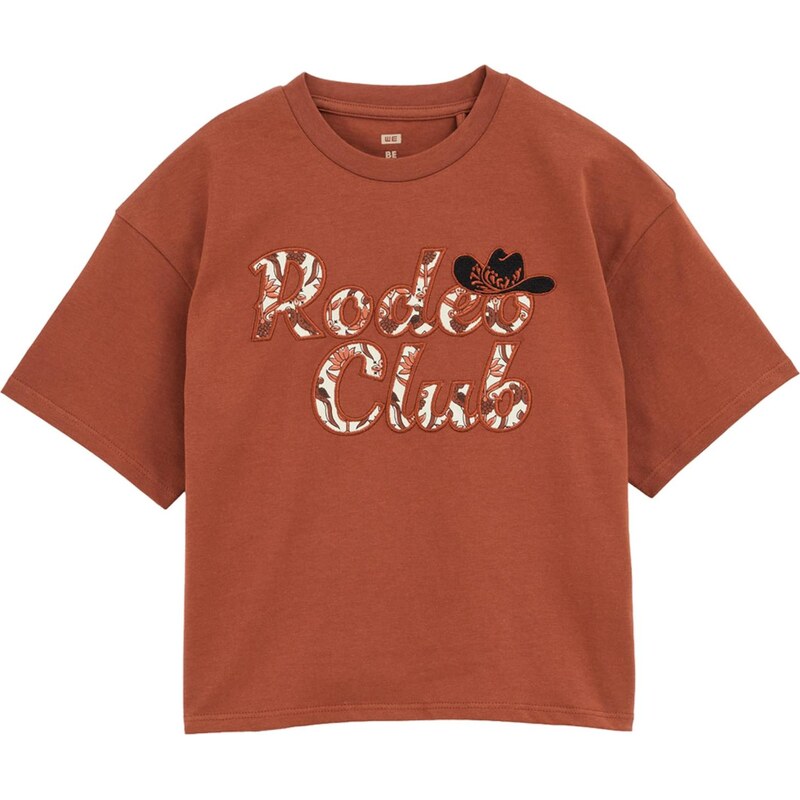 WE Fashion Tričko hnedá / čierna / biela 65656001