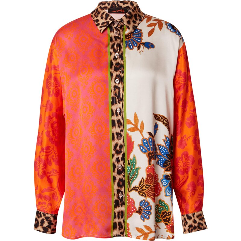 miss goodlife Blúzka oranžová / malinová / čierna / biela 65773102