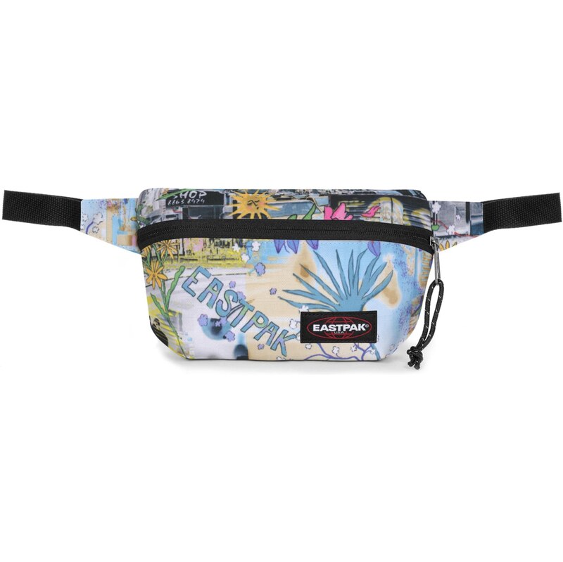 EASTPAK Ľadvinka Sommar farba ťavej srsti / svetlomodrá / čierna / 65879449