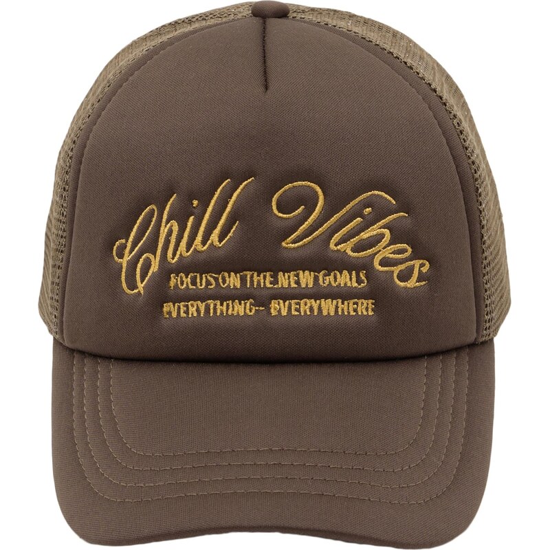 Pull&Bear Čiapka kapučíno / tmavožltá 65885030