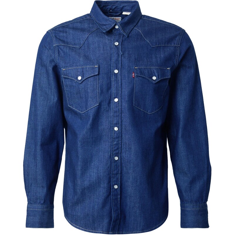 LEVIS Košeľa Barstow Western Standard Fit Shirt modrá denim 16533175