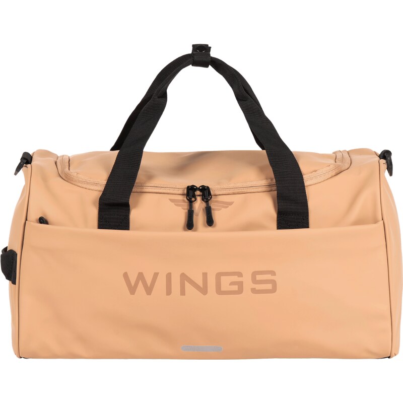 Marhuľová cestovná koženková taška WINGS STORK 1818 STORK, Torba 65152035