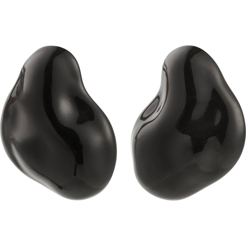 Pilgrim Náušnice Lian čierna 64565830