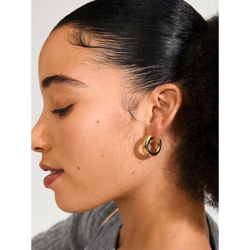 Pilgrim Náušnice Phase zlatá 64565832