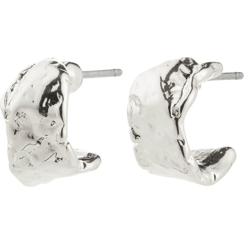 Pilgrim Náušnice Instant strieborná 64565812