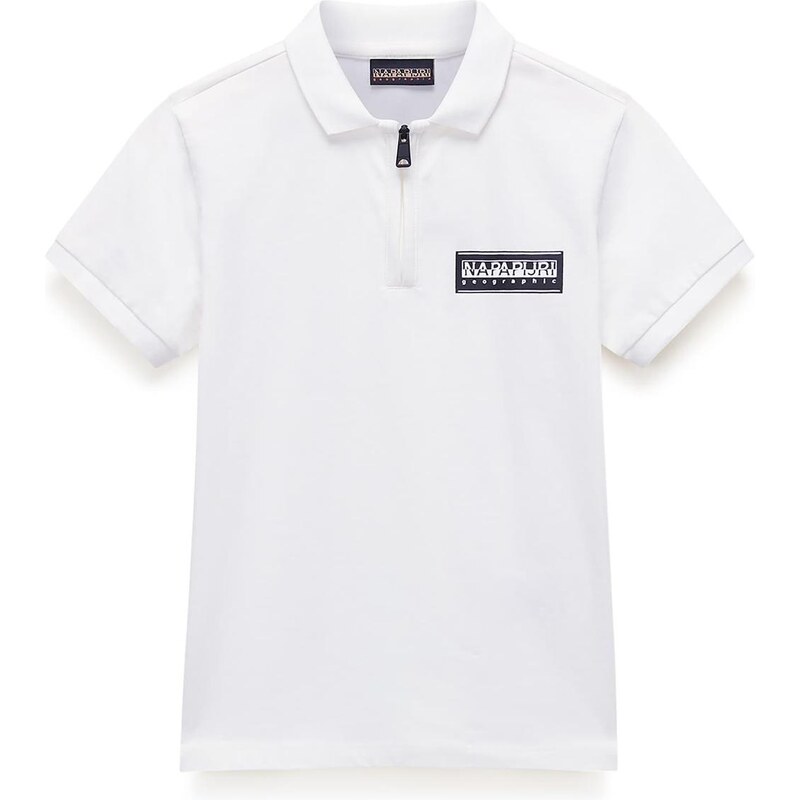 NAPAPIJRI Tričko E-Chamois tmavomodrá / biela 64565695