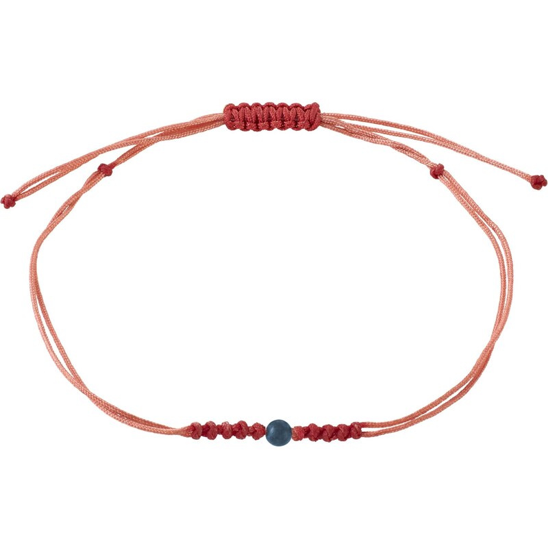 Pilgrim Náramok Birthstones antracitová / svetločervená 64575733