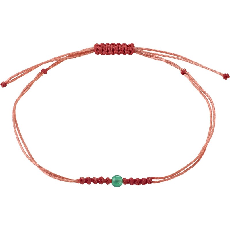 Pilgrim Náramok Birthstones zelená / červená 64575736